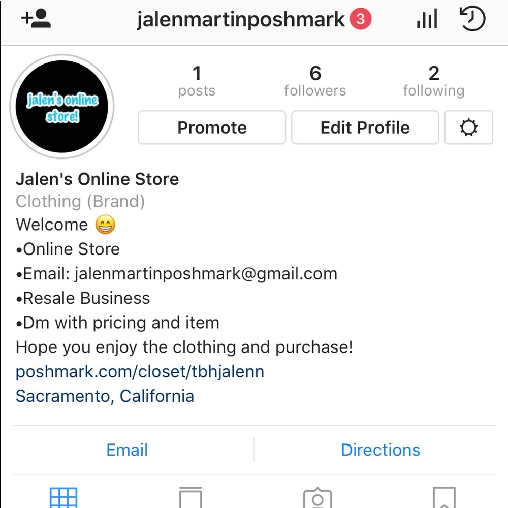 NOT FOR SALE *ONLINE STORE INSTAGRAM*